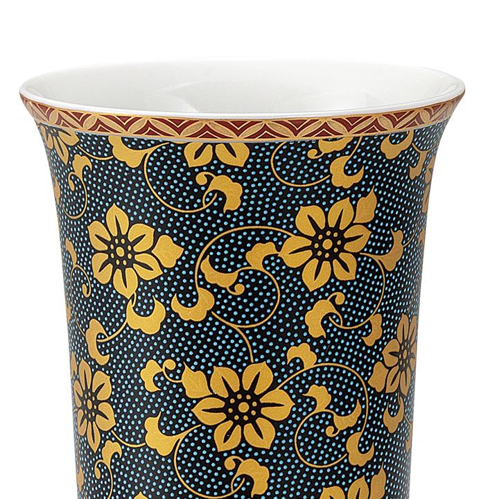 日本の伝統工芸品　九谷焼　フリーカップ　ビアカップ　青粒鉄仙唐草 九谷焼 フリーカップ 青粒鉄仙｜ カップ フリーカップ 人気 ギフト