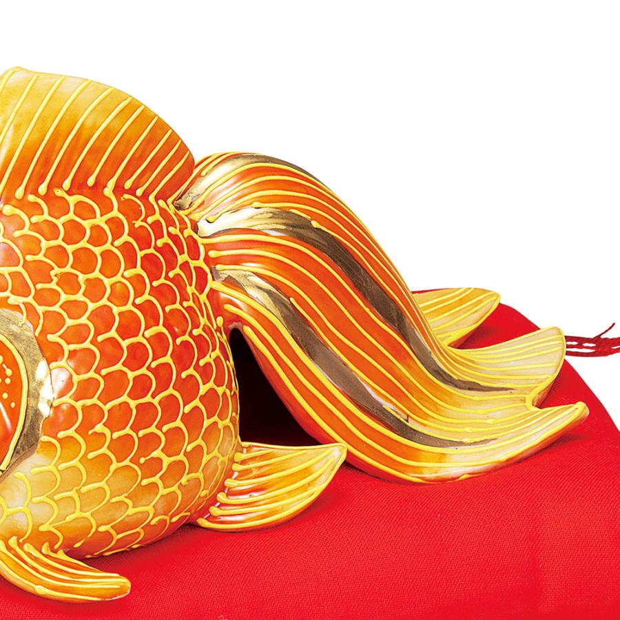高明作（名工）九谷焼　金魚図盃　木箱付　幅約7㎝　東Y8-0204☆2F 九谷焼名工 二代目 住田岳陽 本金細字三十六歌仙 盃 酒器 酒杯 共箱