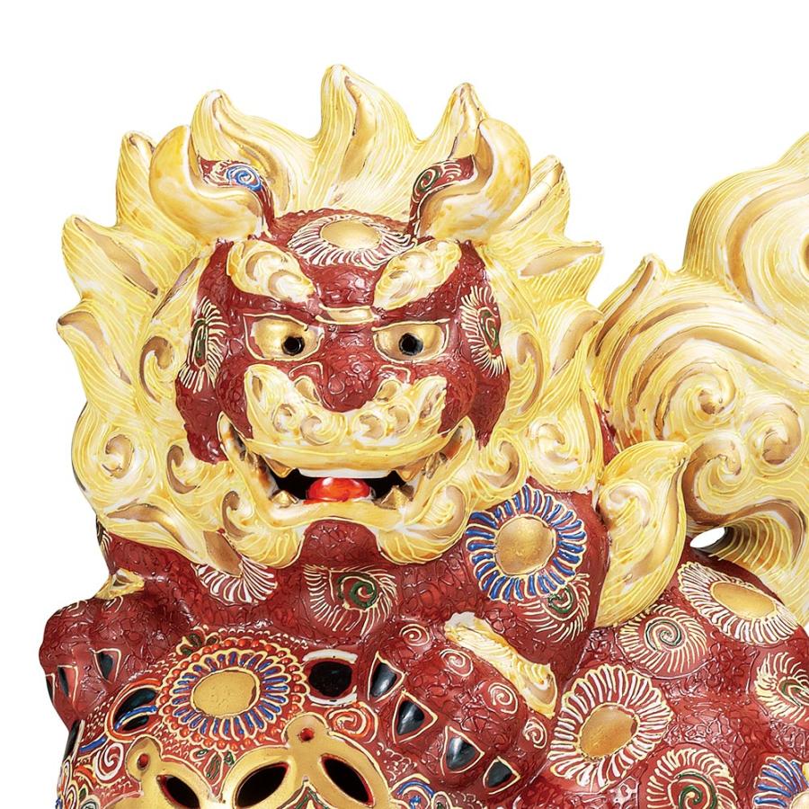 九谷焼 10号立獅子 盛｜ 置物 縁起物 人気 ギフト 贈り物 結婚祝い 