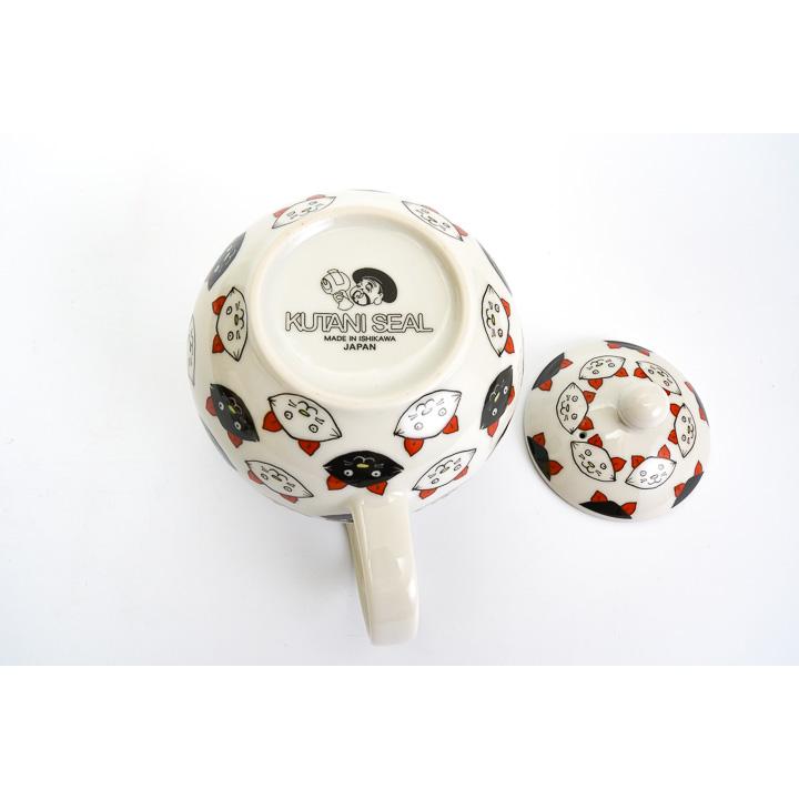 九谷焼 Pot急須 子猫 ステンレス茶こし付 Kutani Seal クタニシール 茶器 湯呑 ポット 急須 人気 ギフト Ks2 130 使う 贈る 九谷焼専門店 陶らいふ 通販 Yahoo ショッピング