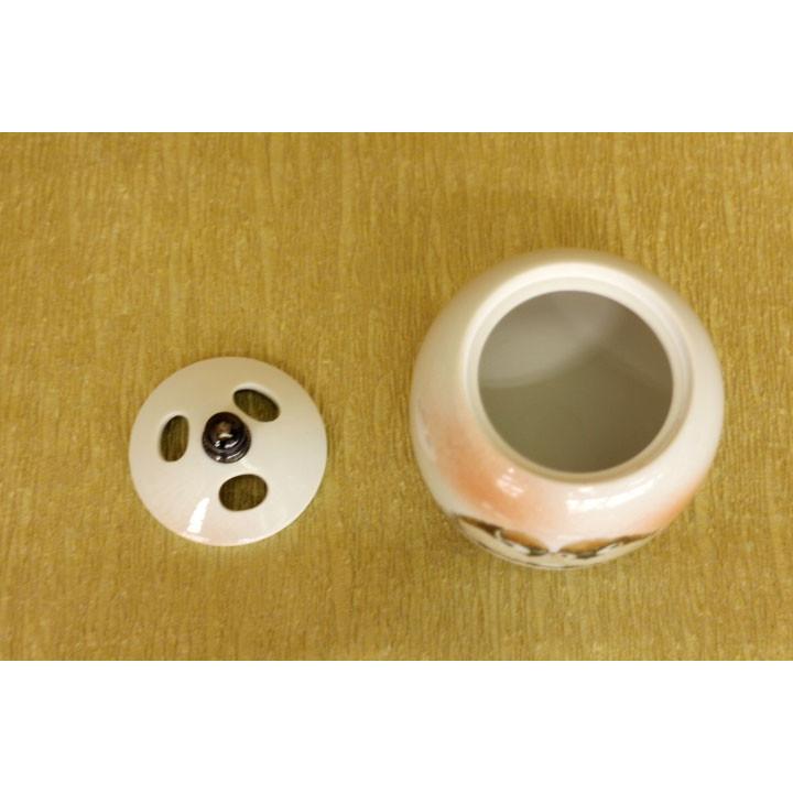 九谷焼 豆香炉 二雀図 中村陶志人 香炉 飾り香炉 人気 ギフト 贈り物