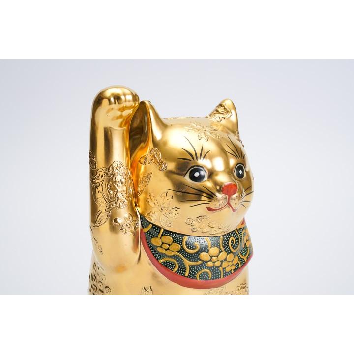 九谷焼 7.5号招き猫 黄金盛｜置物 縁起物 招き猫 人気 ギフト お祝い