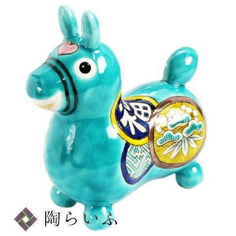 九谷焼 【九谷焼ロディ】 色絵松竹梅文 / 糠川孝之 | 木箱入り 置物