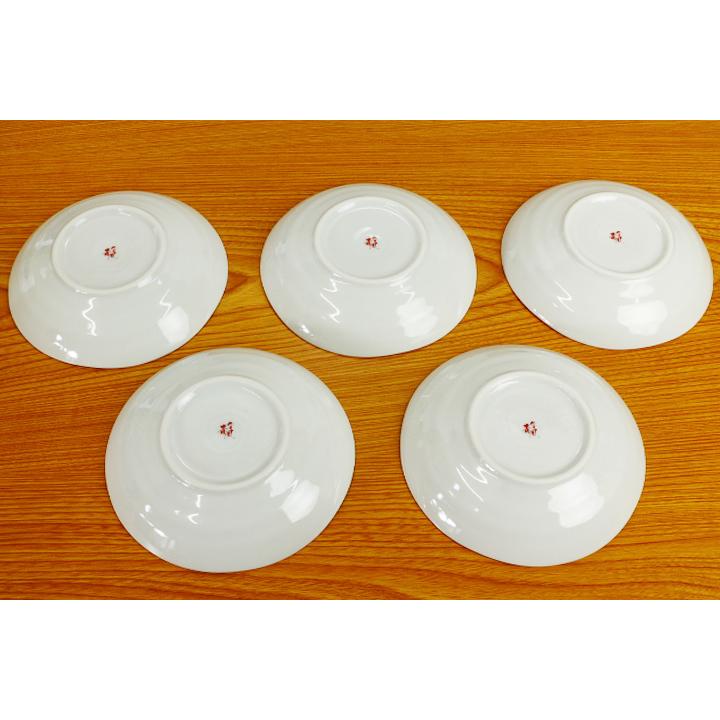 九谷焼 【LYPプレミアム会員限定クーポン】 4号皿揃 染付瓔珞紋