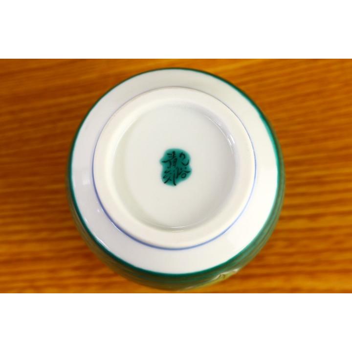 九谷焼 湯呑 四季の花 椿/青郊窯 和食器 湯呑 人気 ギフト : 使う