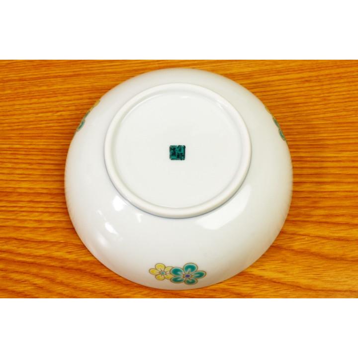 九谷焼 4号鉢 梅菊文 / 青郊窯 和食器 皿 小鉢 中鉢 人気 ギフト 化粧