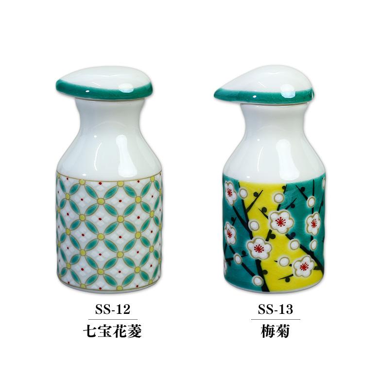 九谷焼 全10種 蓋が閉まって裏漏れしないしょうゆさし 青郊窯 調味料