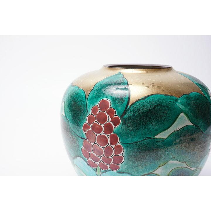 九谷焼 7号花瓶 金彩おもと 花瓶 花器 人気 ギフト 贈り物 結婚祝い