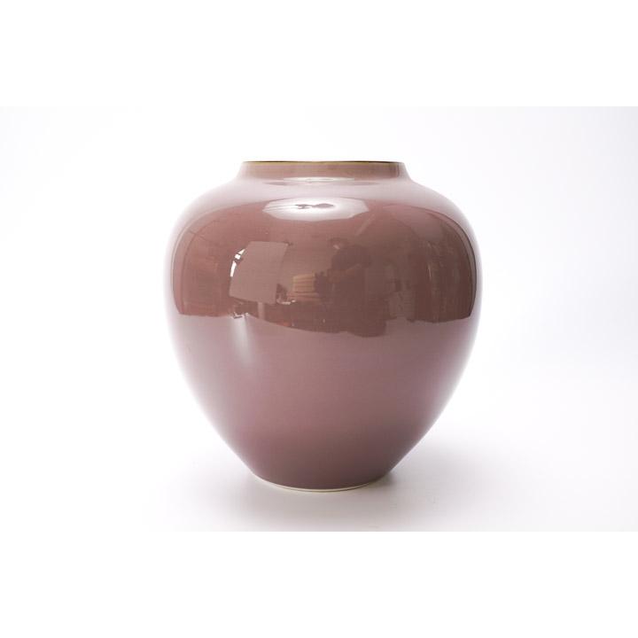 九谷焼 8号花瓶 金箔山茶花 花瓶 花器 人気 ギフト 贈り物 結婚祝い