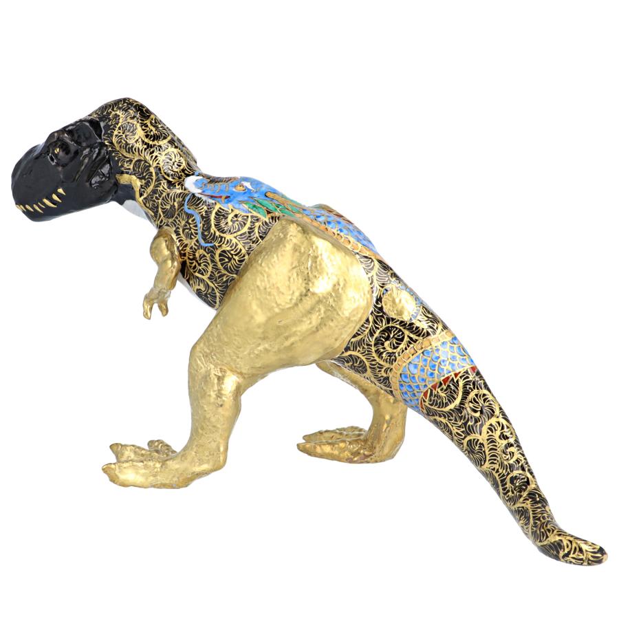 九谷焼 九谷サウルス 龍 / 高聡文 | 桐箱入り 恐竜 置物 オブジェ