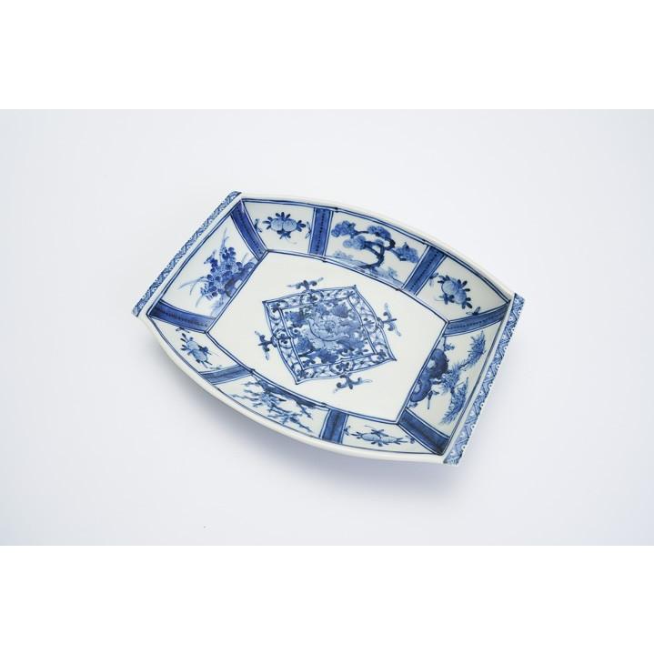 九谷焼 平盃 宝祥芙蓉手 / 山本長左 ｜ 宮内庁御用窯 和食器 酒器 盃