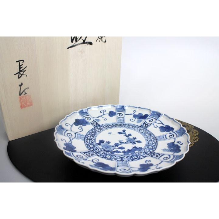 九谷焼　山本長左　牡丹唐草　盛皿　共箱 九谷焼 山本長左 牡丹唐草 盛皿 共箱 【公式通販】