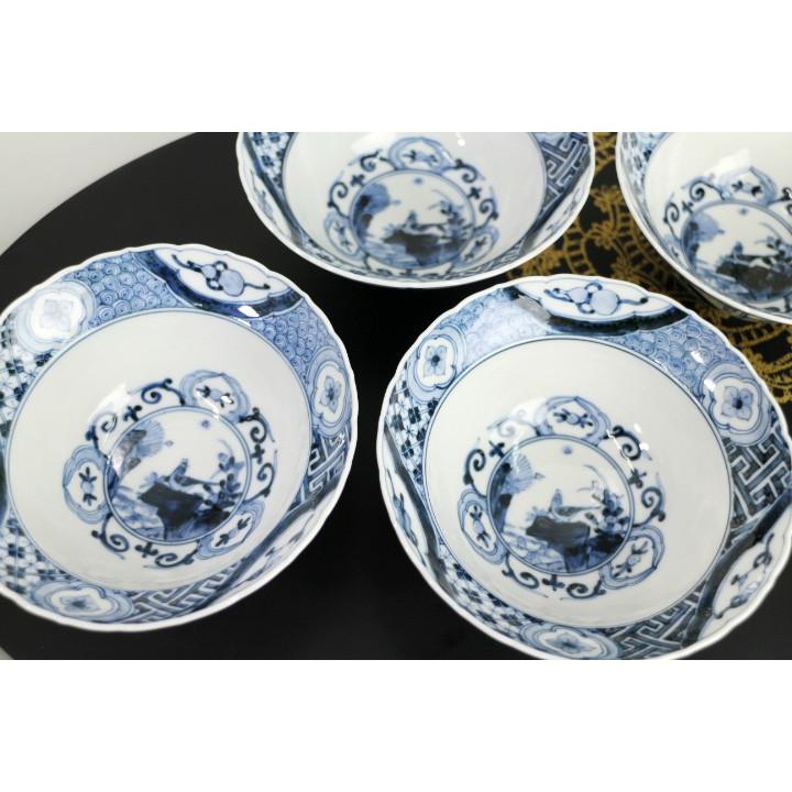 九谷焼 4号小鉢揃 宝祥芙蓉手 / 山本長左（宮内庁御用窯） 和食器 鉢