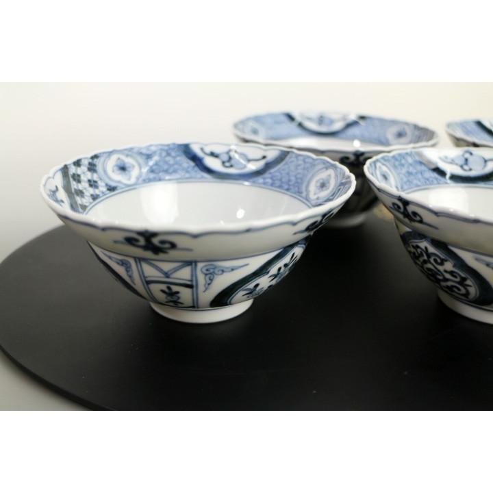 九谷焼 4号小鉢揃 宝祥芙蓉手 / 山本長左（宮内庁御用窯） 和食器 鉢