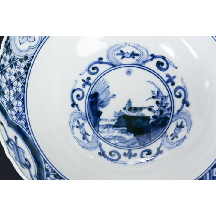 九谷焼 中鉢 宝祥芙蓉手 / 山本長左（宮内庁御用窯） 和食器 鉢 中鉢