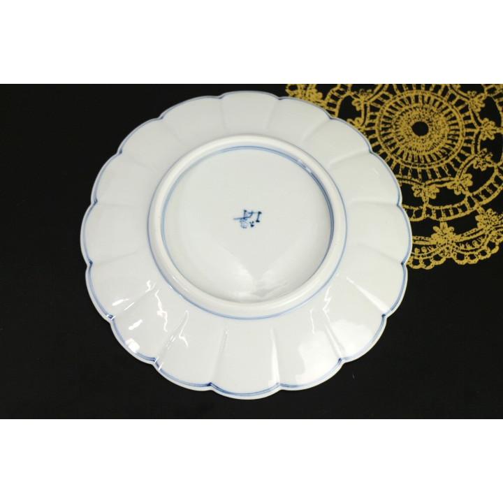 九谷焼 5.5号皿 色絵割取花鳥紋/山本長左（宮内庁御用窯） 送料無料 和