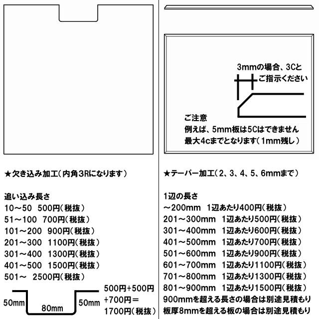 アクリル板 キャスト 不透明色物 板厚2mm 350mm×1100mm 以上 アクリルパネル カラーパネル｜toumeikan｜06