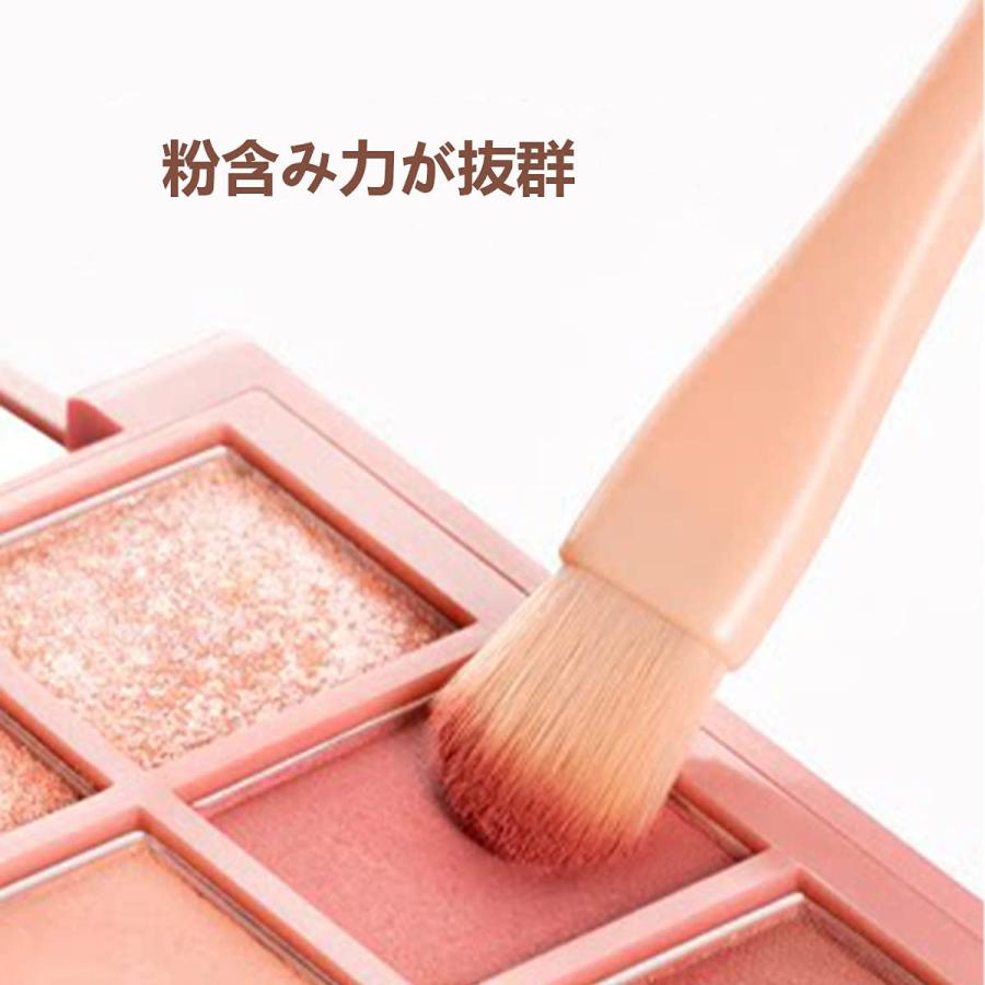 メイクブラシ【4本セット】携帯 ブラシ パウダーブラシ 化粧筆 セット
