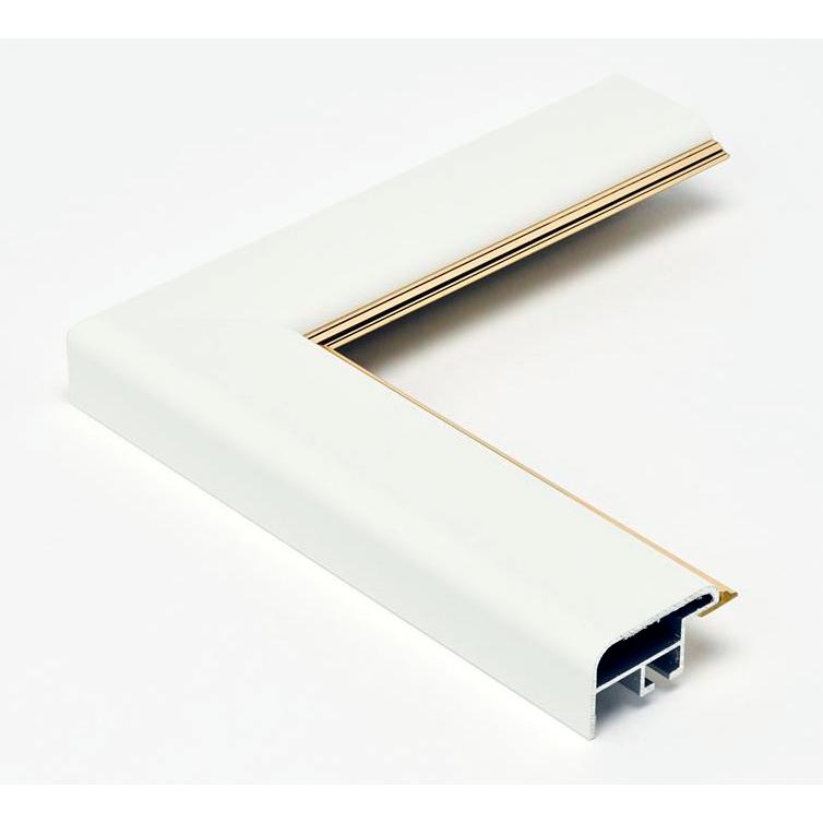 オーダーフレーム 別注額縁 デッサン用額縁 アルミフレーム CF面金付 ネオホワイト 組寸サイズ500