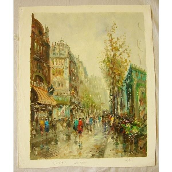 ヨーロッパ絵画 肉筆油絵 (額縁付きで納品対応可) サイズF6号 ディモニ