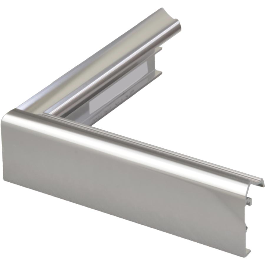 額縁　油絵/油彩額縁 アルミフレーム 仮縁 6551（DX） F60号 ステン ( シルバー系 )