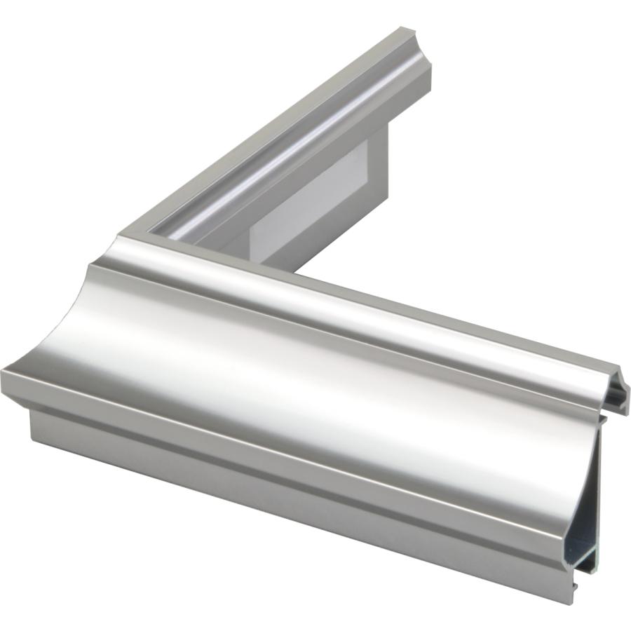 油絵用 アルミ額縁 仮縁 6556（菊型） F100号 ステン ( シルバー系