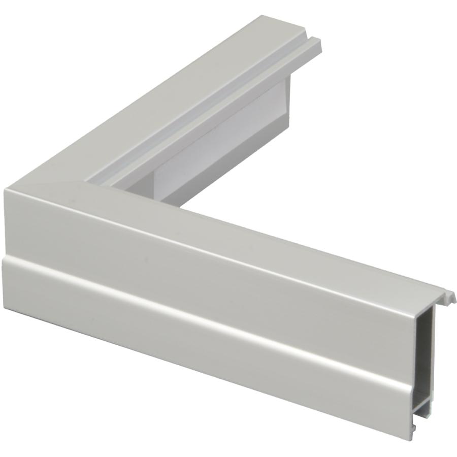 額縁　油絵/油彩額縁 アルミフレーム 仮縁 6562（プット２６角） M50号 マットシルバー