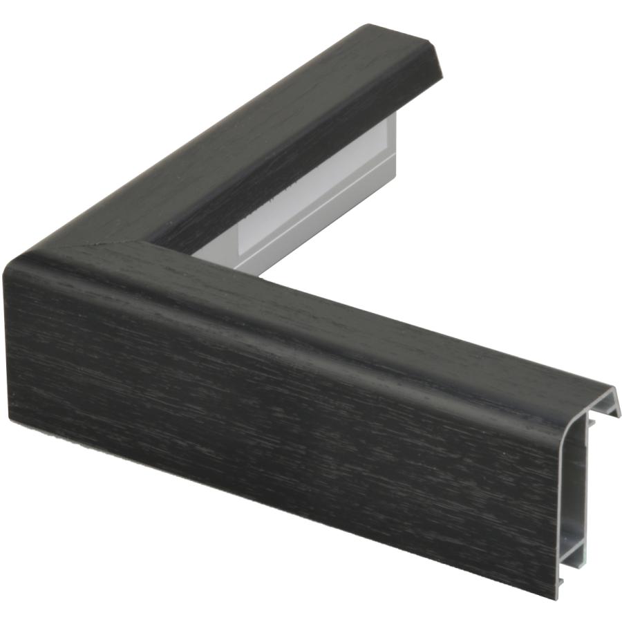 額縁　油絵/油彩額縁 アルミ製 仮縁 6571（アフィックス２８） P120号 ウッドブラック