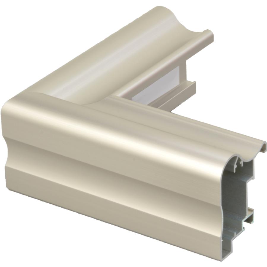 額縁　油絵/油彩額縁 アルミフレーム 仮縁 6573（オール５０） M100号 チタン ( シルバー系 )