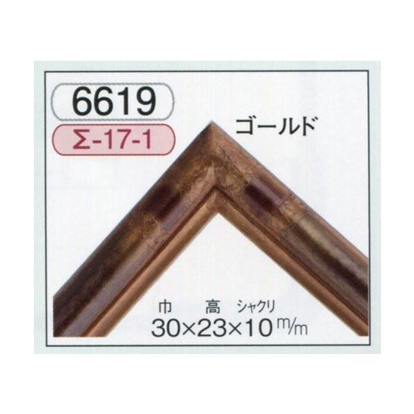 デッサン用額縁 木製 手作り ハンドメイド UVカットアクリル付 6619 インチ ゴールド