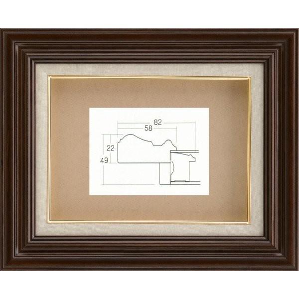 デッサン用額縁 木製フレーム アクリル仕様 7514 三三サイズ シルバー