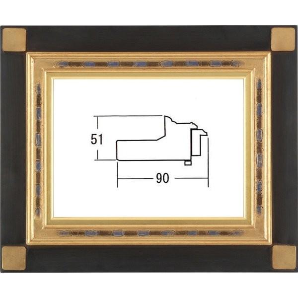 額縁 ハンドメイド額 手作り 油絵額縁 油彩額 木製フレーム アクリル付 6237 サイズp30号 Sagaretxe Net