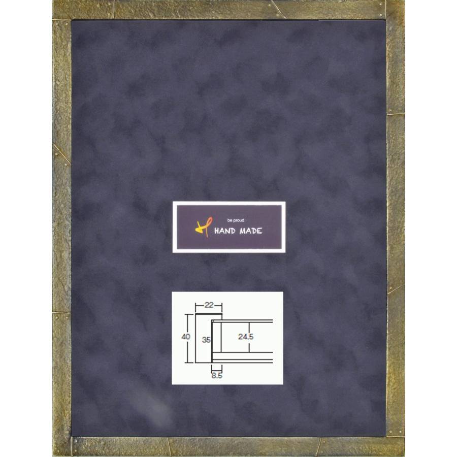 100枚　専用 デッサン用額縁 木製 手作り ハンドメイド 6659 MO判 ブラック