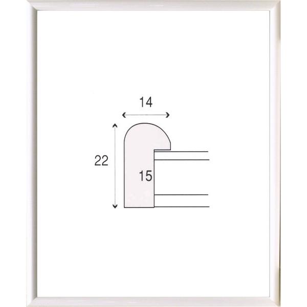 デッサン用額縁 木製フレーム UVカットアクリル付 6700 大全紙サイズ ホワイト
