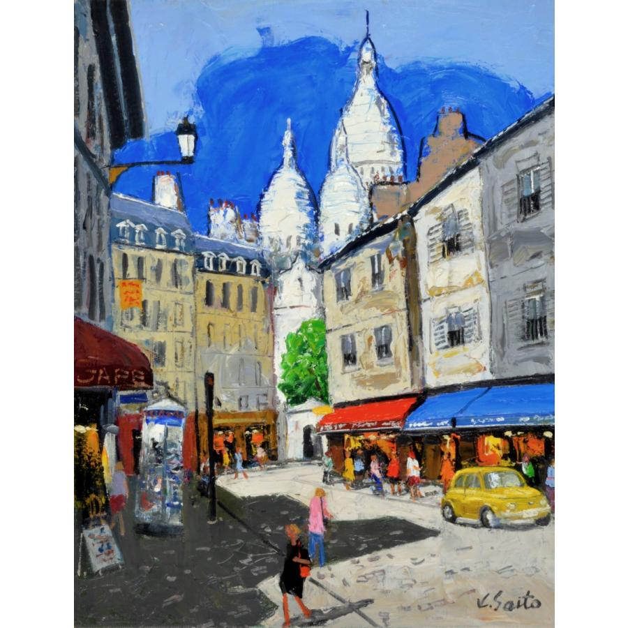 油彩画 洋画 肉筆絵画 （ 油絵額縁付きで納品対応可 ） NO.4 F6号