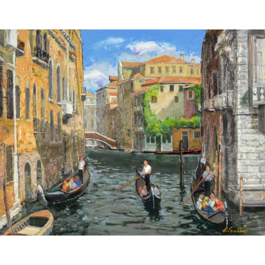 油彩画 洋画 肉筆絵画 （ 油絵額縁付きで納品対応可 ） NO.34 SMサイズ