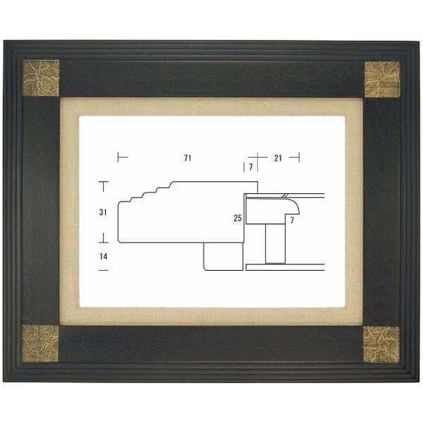 亜土マット付 青黒 サイズP8号