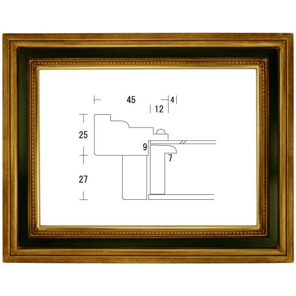 アンジュ 金+緑 サイズP8号