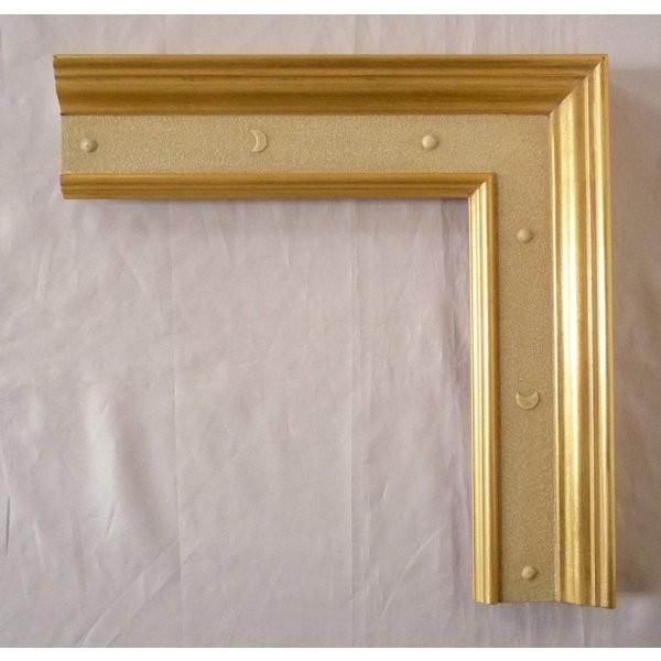 額縁 大型額縁 油彩額 油絵額縁 仮縁 木製フレーム 大禮型月紋 サイズp50号 Supersport Tn