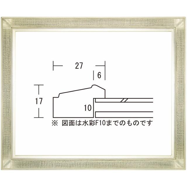 額縁 水彩額 デッサン額縁 平傾斜水彩２７ カンソンサイズ