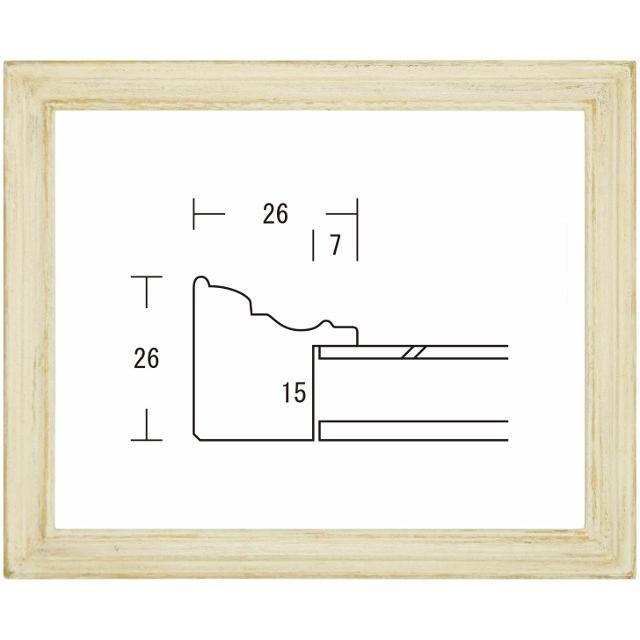 写真立て 水彩画額 下書き写真立て 小山 大きさＦ6号 画材、アート用品-額縁-楽器、手芸、コレクション