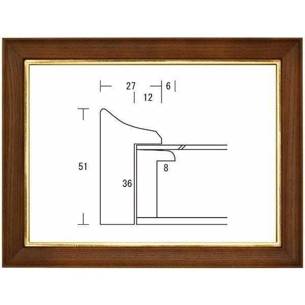 額縁 油彩額縁 油絵額縁 木製フレーム キュートII サイズF20号