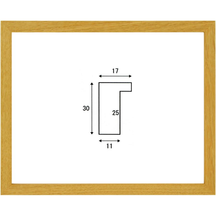 OA額縁 ポスターパネル 木製フレーム オーク17 A2サイズ