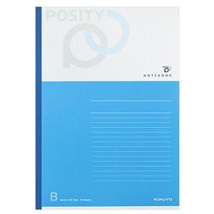 (まとめ) コクヨ ノート(POSITY) セミB5 B罫 30枚 P3ノ-31BX10 1パック(10冊) 〔×10セット〕の画像