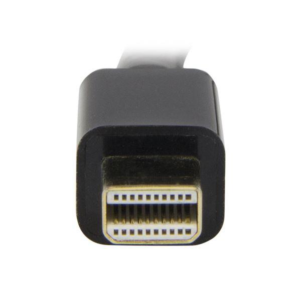 （まとめ）StarTech MiniDisplayPort - HDMI変換ケーブル 2m MDP2HDMM2MB 1本〔×2セット〕_2