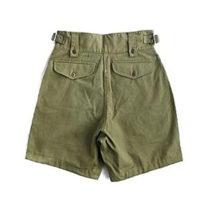 オーストリア軍 1960's グルカ 半パンツ レプリカ 3 Lサイズ相当 オリーブ 綿100％ ミリタリーパンツ ミリタリーウェア ショーツ_1