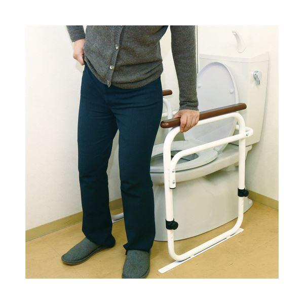 幸和製作所 テイコブ トイレ用手すりEXH01-WT-01 1台 お客様取付け_2