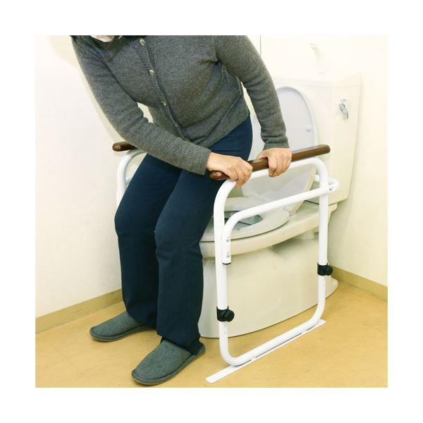 幸和製作所 テイコブ トイレ用手すりEXH01-WT-01 1台 お客様取付け_4