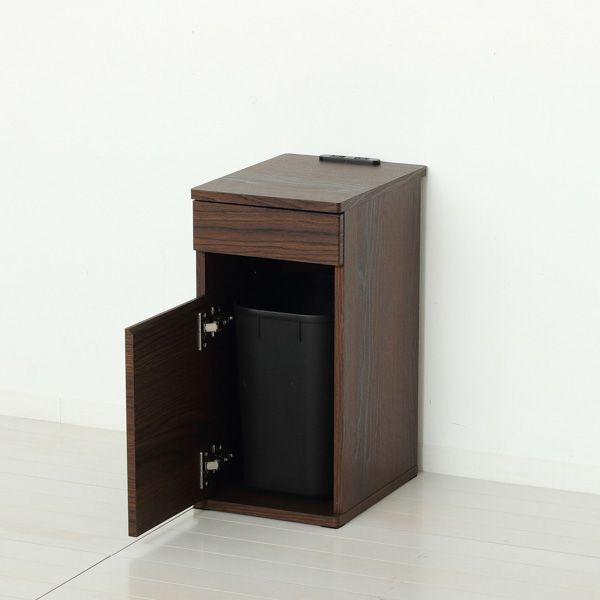 コンセント付ダストボックス ブラウン 完成品_1