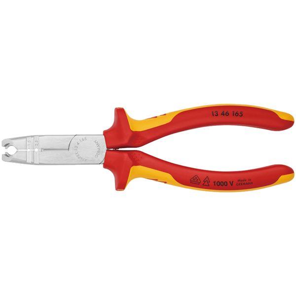 KNIPEX クニペックス 1000V絶縁マルチストリッピングプライヤー 全長165mm 1346-165 工具 ツール DIY 作業工具_1